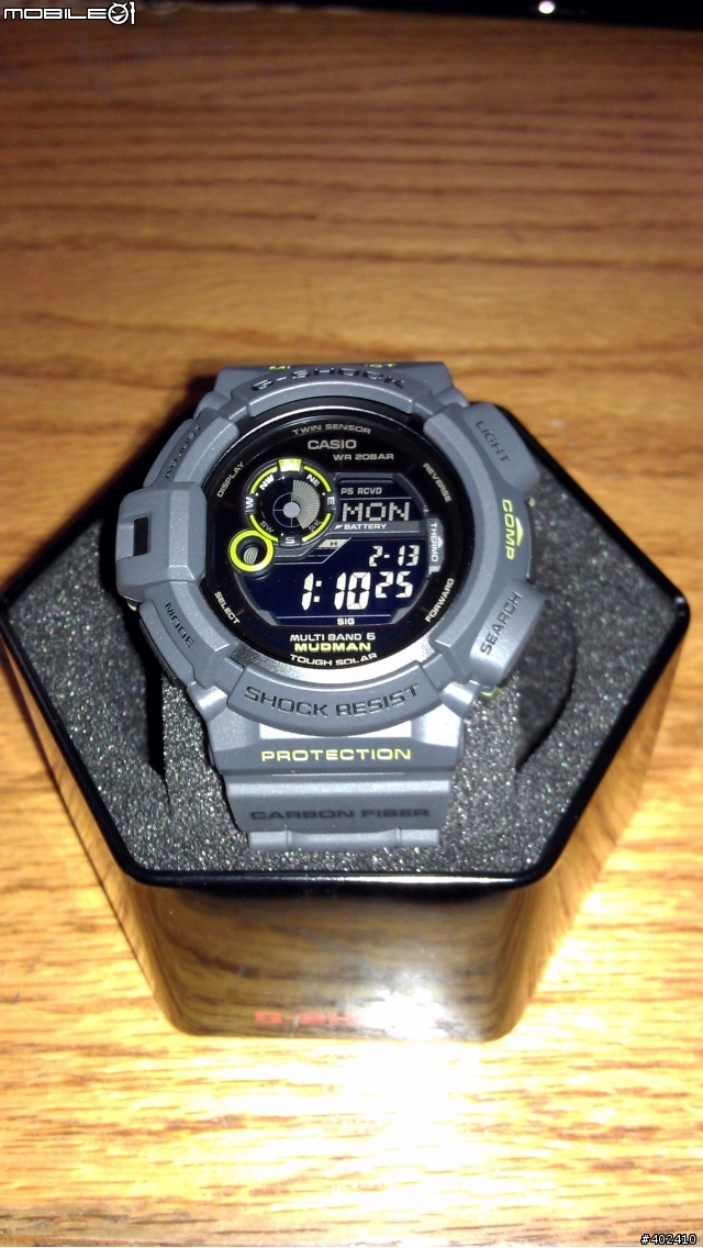 G-shock泥人系列-光動能電波錶GW-9300GY