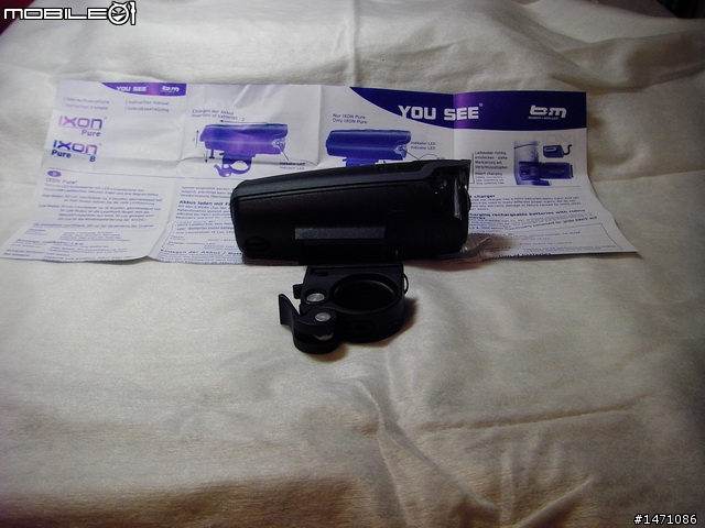 [開箱] 2012 新燈報到 BUSCH & MULLER 自行車燈 IXON PURE  補時拍照片!!