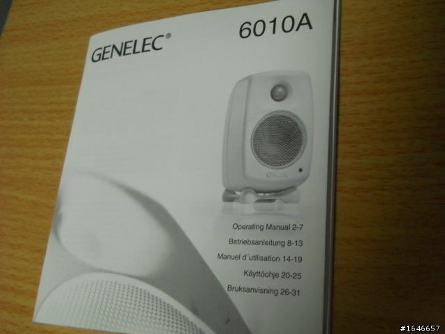 [開箱][MOBILE 01此品牌首發]  精緻可愛迷你型主動式喇叭新品開箱  GENELEC 6010A