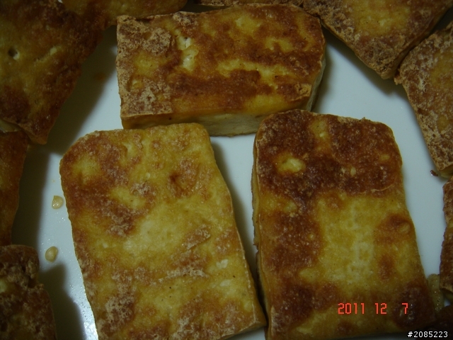 豆腐, 我煎的!
