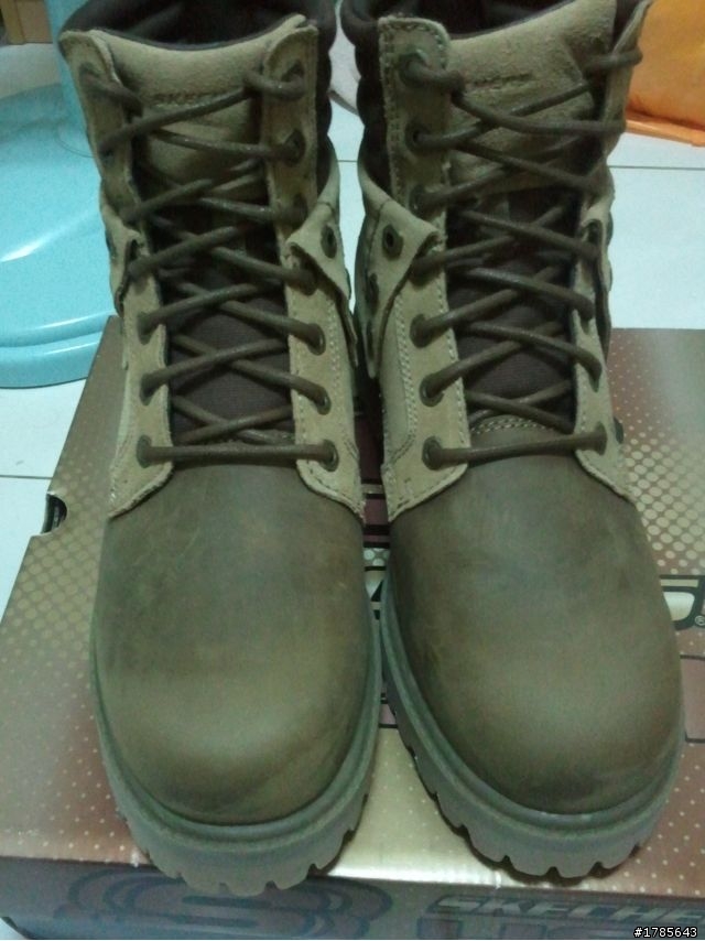 (開箱)Skechers Men's Sergeants Acorn Lace-Up Boot