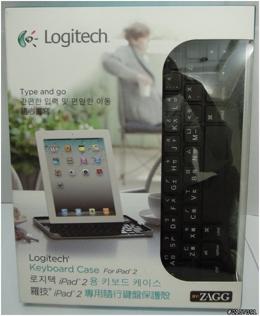Logitech ipad2專屬隨行鍵盤保護殼
