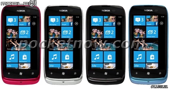 【轉貼】Nokia Lumia 610 圖片和規格流出？