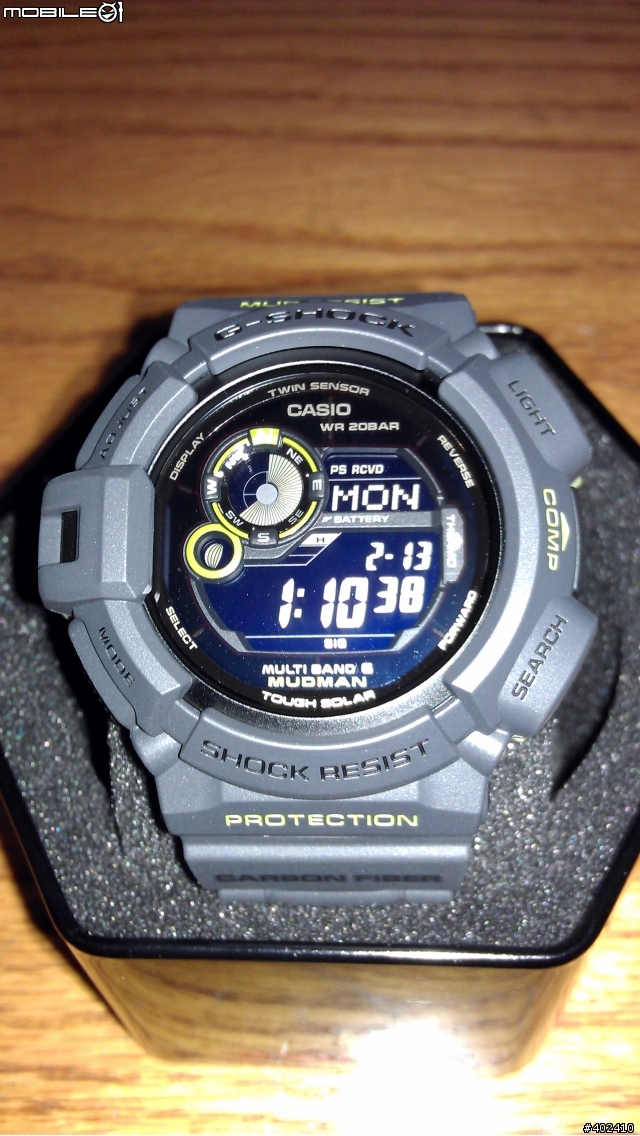 G-shock泥人系列-光動能電波錶GW-9300GY