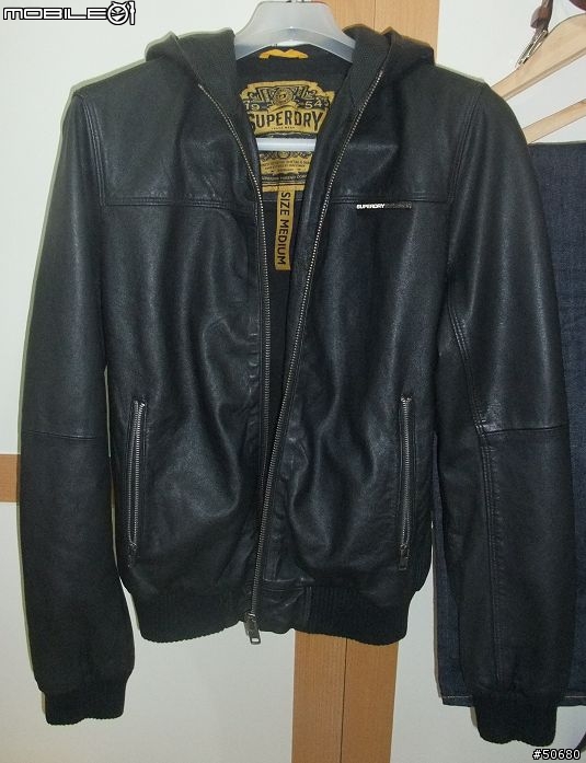 [分享]Superdry Basic Bomber Leather Jacket(2/27新增實穿照一張)