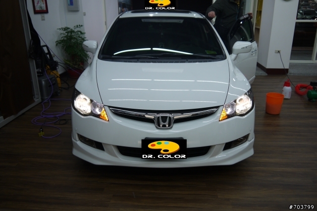 CIVIC 8 全套燻黑燈膜!!