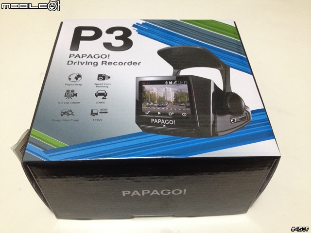 [新機測試]Papago P3 1080P Full HD行車紀錄器