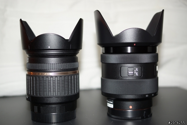 DT 16-50mm  F2.8 很不專業開箱 (番外篇:A16外型比較)