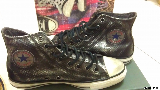 [開箱] Converse John Varvatos 蛇紋皮革