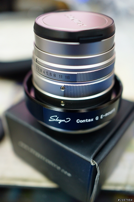 [開箱文]Shogun Contax G 鏡頭 to Nex 高品質的將軍環