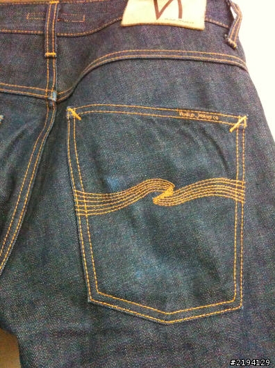 [養褲分享] Nudie Grim Tim Dry Orange Selvage Jeans, GT橘耳