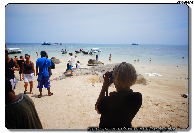帶著NEX-3去旅行 蘇美島(龜島、海鷗島)泡水照
