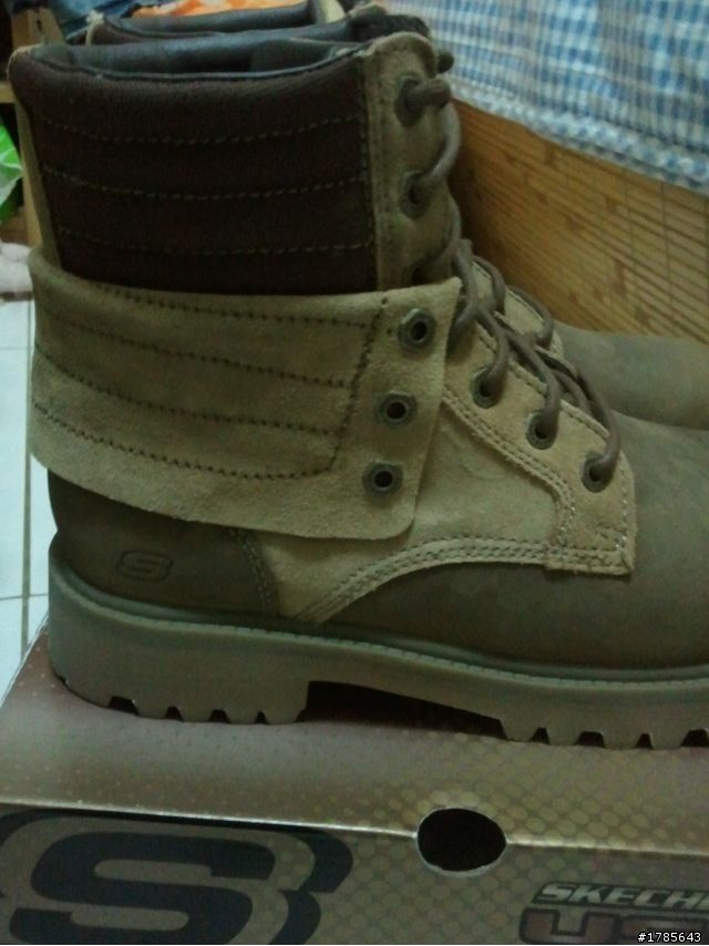 (開箱)Skechers Men's Sergeants Acorn Lace-Up Boot