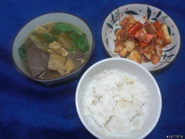 吃到自己親手做的韓式泡菜 ~ 很幸福 ^___^