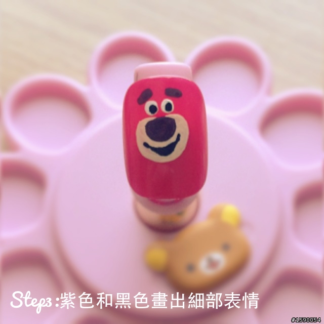 （教學）玩具總動員TOYS指甲彩繪～一起畫出三眼怪和熊抱哥吧