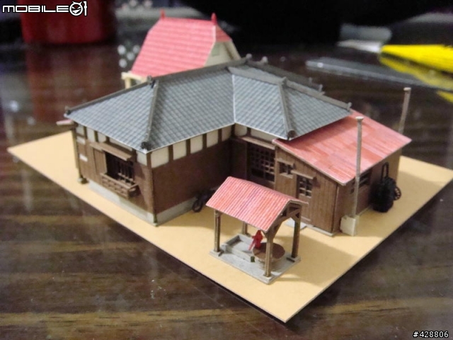 《龍貓》卡通裡草壁家住宅紙模型