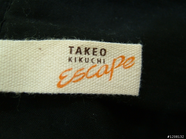 分享：TAKEO KIKUCHI 黑色M65棉麻混紡軍裝外套