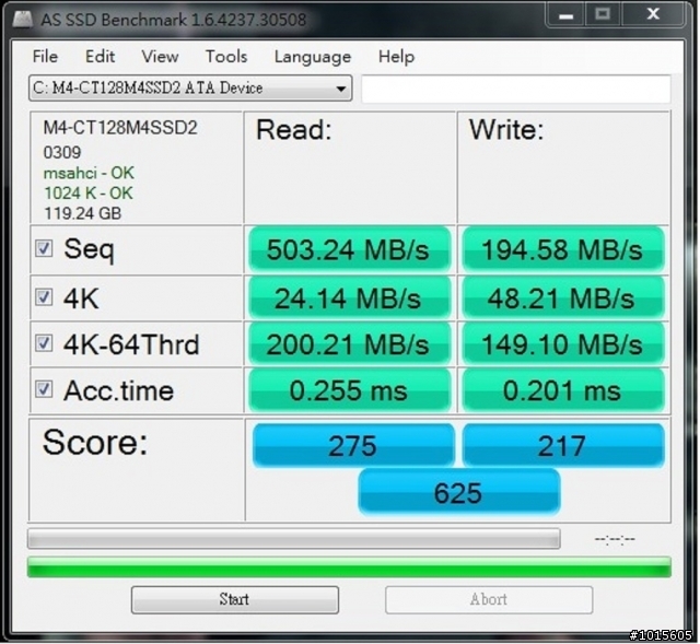 剛入手的美光M4的128G
