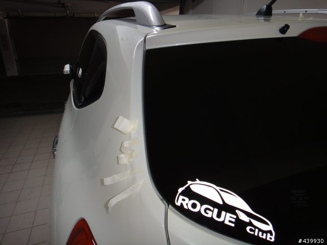 Nissan Rogue 2010年式尾翼DIY安裝