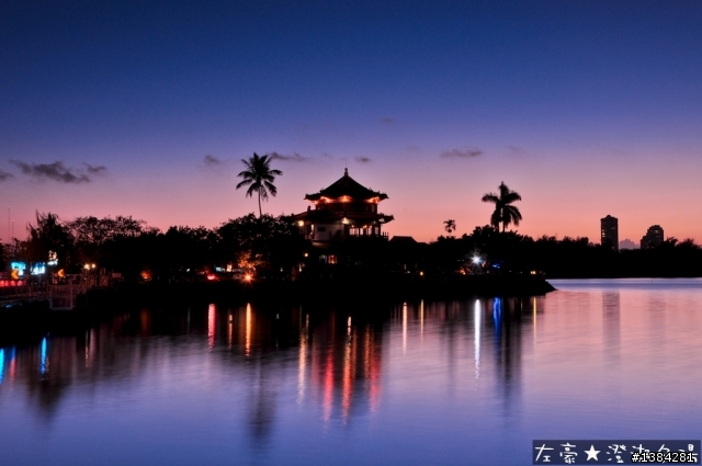 [景點] 澄清湖夕陽之夜～