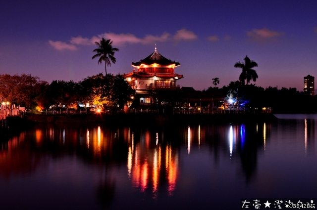 [景點] 澄清湖夕陽之夜～