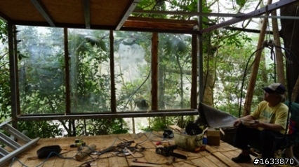  DIY簡單蓋鋼構木屋