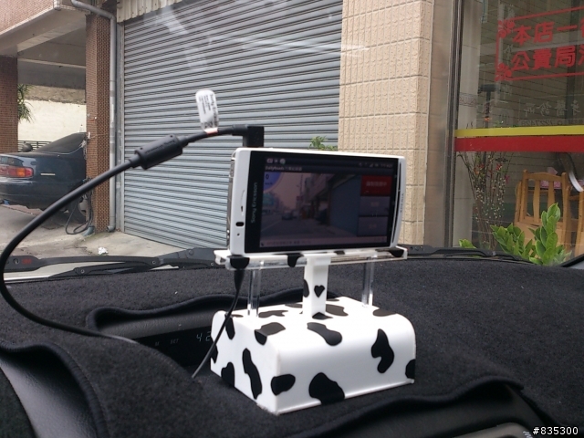 分享   arc s  當車記錄器與車用導航 diy車架