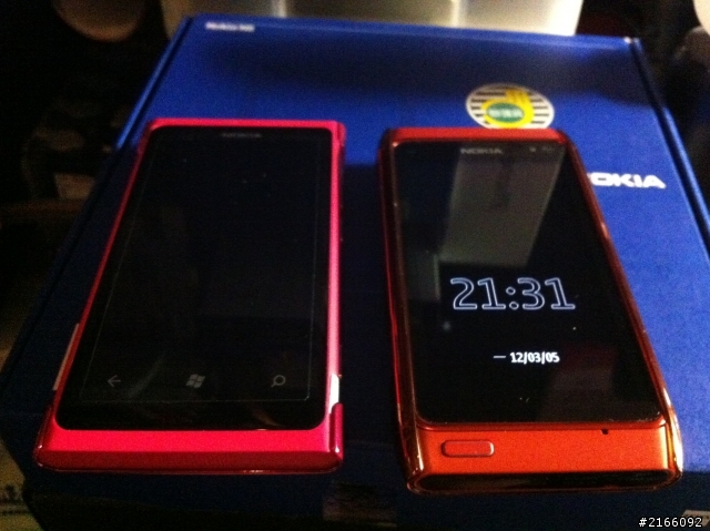 （分享）N8硬殼（橘）LUMIA 800硬殼（洋紅）