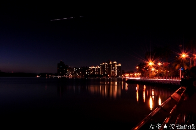 [景點] 澄清湖夕陽之夜～