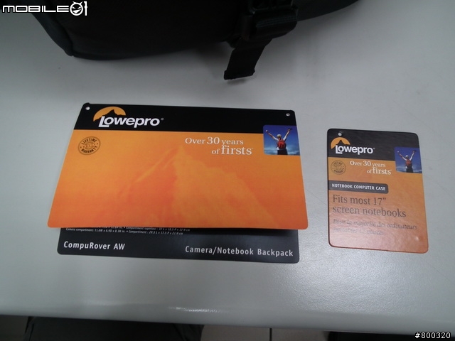 [開箱] 帶大腳架旅遊Lowepro CompuRover AW 羅普 電腦羅孚客 相機後背包