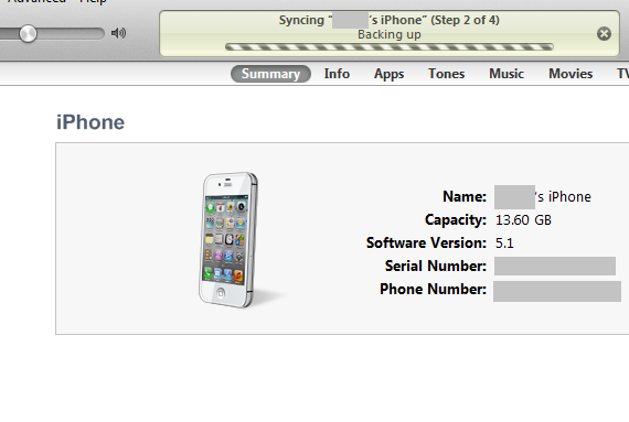 有關iPhone 4s 備份的疑問....