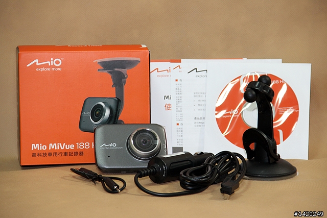 Mio Mivue188HD行車記錄器開箱測試