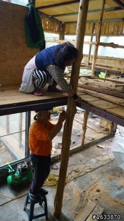  DIY簡單蓋鋼構木屋