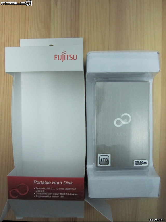 【開箱】富士通 USB3.0 2.5" 行動硬碟