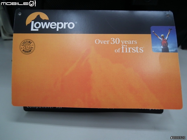 [開箱] 帶大腳架旅遊Lowepro CompuRover AW 羅普 電腦羅孚客 相機後背包