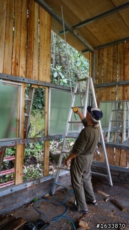  DIY簡單蓋鋼構木屋