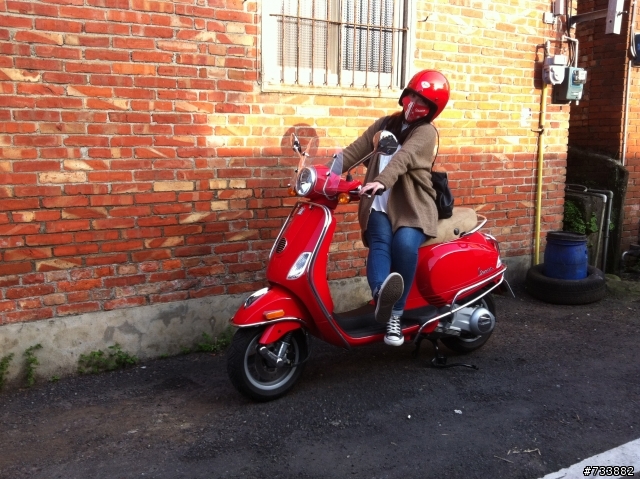 VESPA LX125 紅通通小遊北埔
