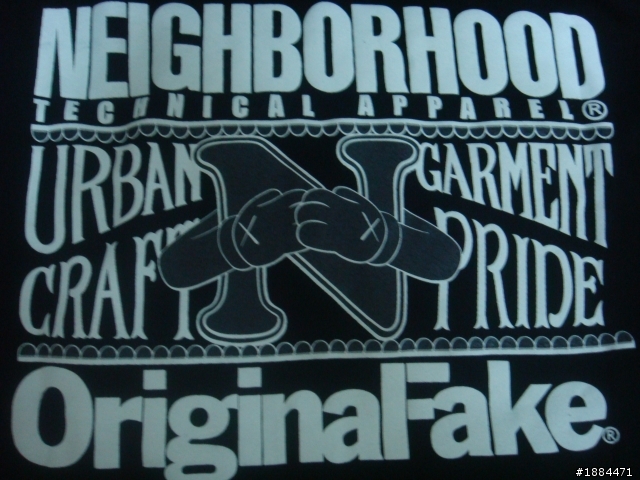 幫我分辨一下Neighborhood X Original Fake 4週年精蟲聯名款