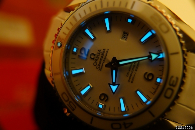 有良心的老公~OMEGA Seamaster Planet-ocean CO-AXIAL WHITE
