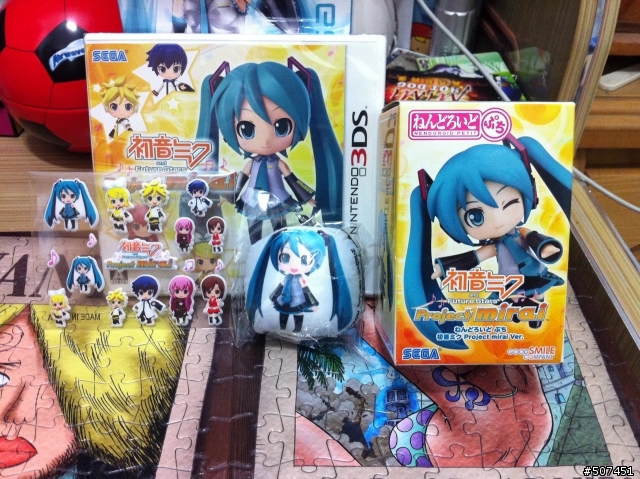 初音ミク and Future Stars Project mirai 限定版開箱(有買的可以來簽到一下!)