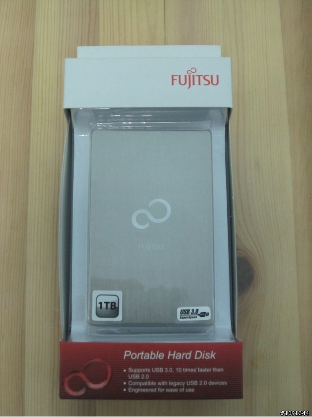 【開箱】富士通 USB3.0 2.5" 行動硬碟