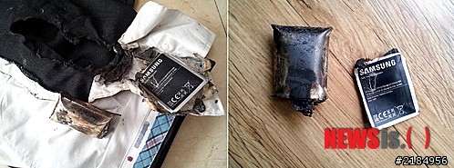 三爽 Galaxy S2 手機電池爆炸