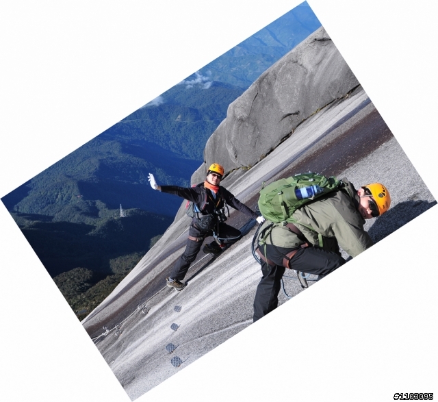 [神山-沙巴] 神山加碼極限攀岩Via Ferrata-Low's Peak Circuit 差點回不來了20120228