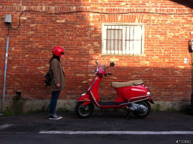 VESPA LX125 紅通通小遊北埔