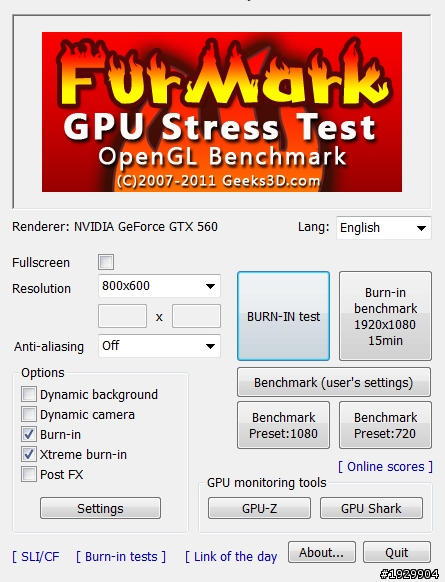 furmark一開就破圖還有救嗎?