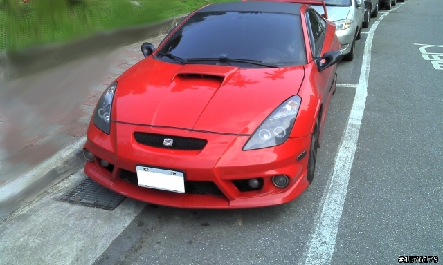 這台改裝TRD的celica是哪一年的跑車?還不錯看!路上極少見!