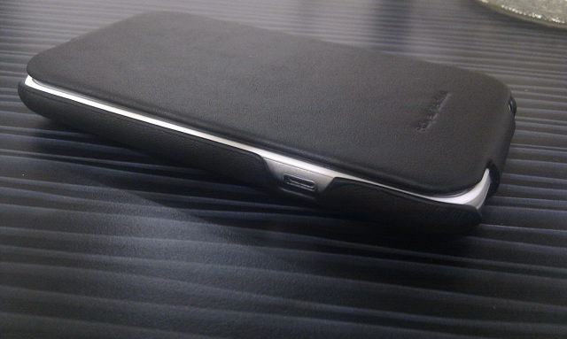 [開箱]HOCO真皮下掀皮套  HTC Sensation XL (G21)