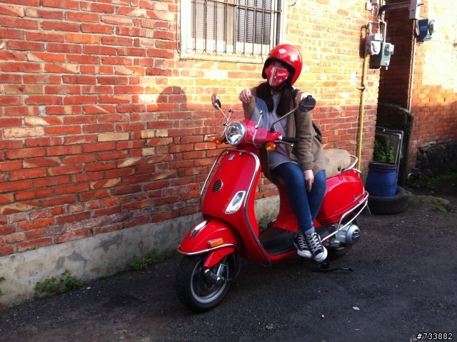 VESPA LX125 紅通通小遊北埔