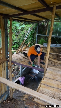  DIY簡單蓋鋼構木屋
