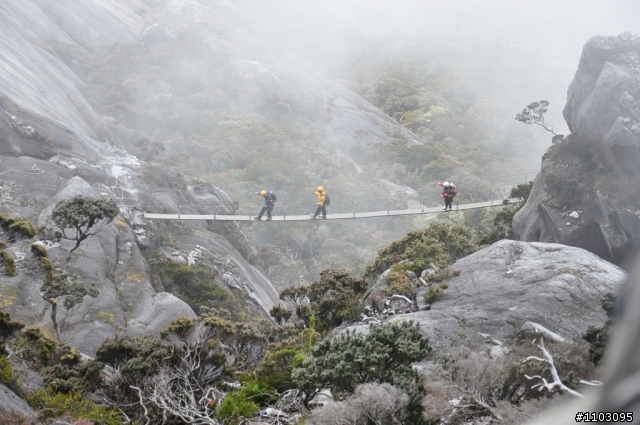 [神山-沙巴] 神山加碼極限攀岩Via Ferrata-Low's Peak Circuit 差點回不來了20120228